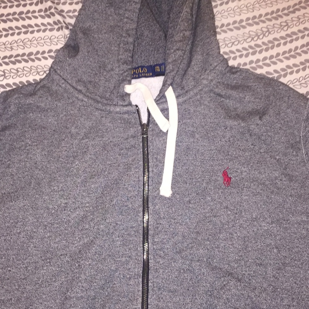 Gray Ralph Lauren Hoodie